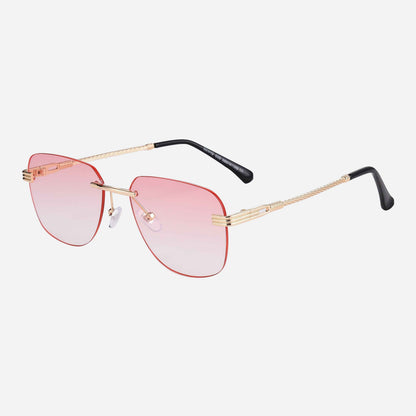 LUNAR Sunglasses – UV400 | Metal & Gold Frame | ASCENDARY®