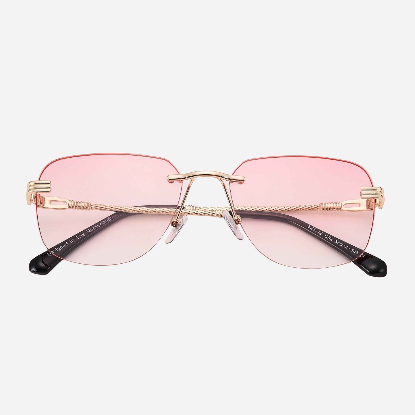 LUNAR Sunglasses – UV400 | Metal & Gold Frame | ASCENDARY®