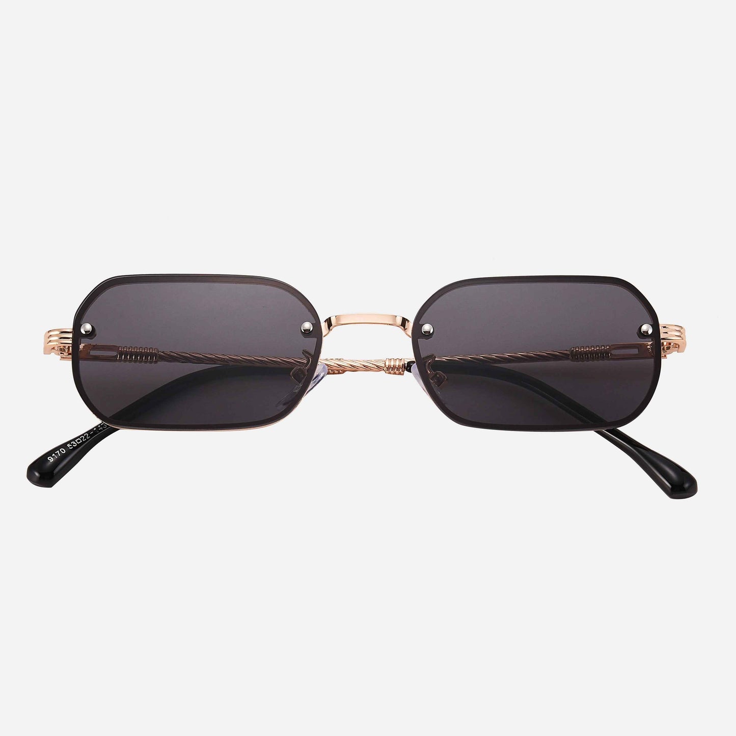 INTENS Sunglasses – UV400 | Metal & Gold Frame | ASCENDARY®
