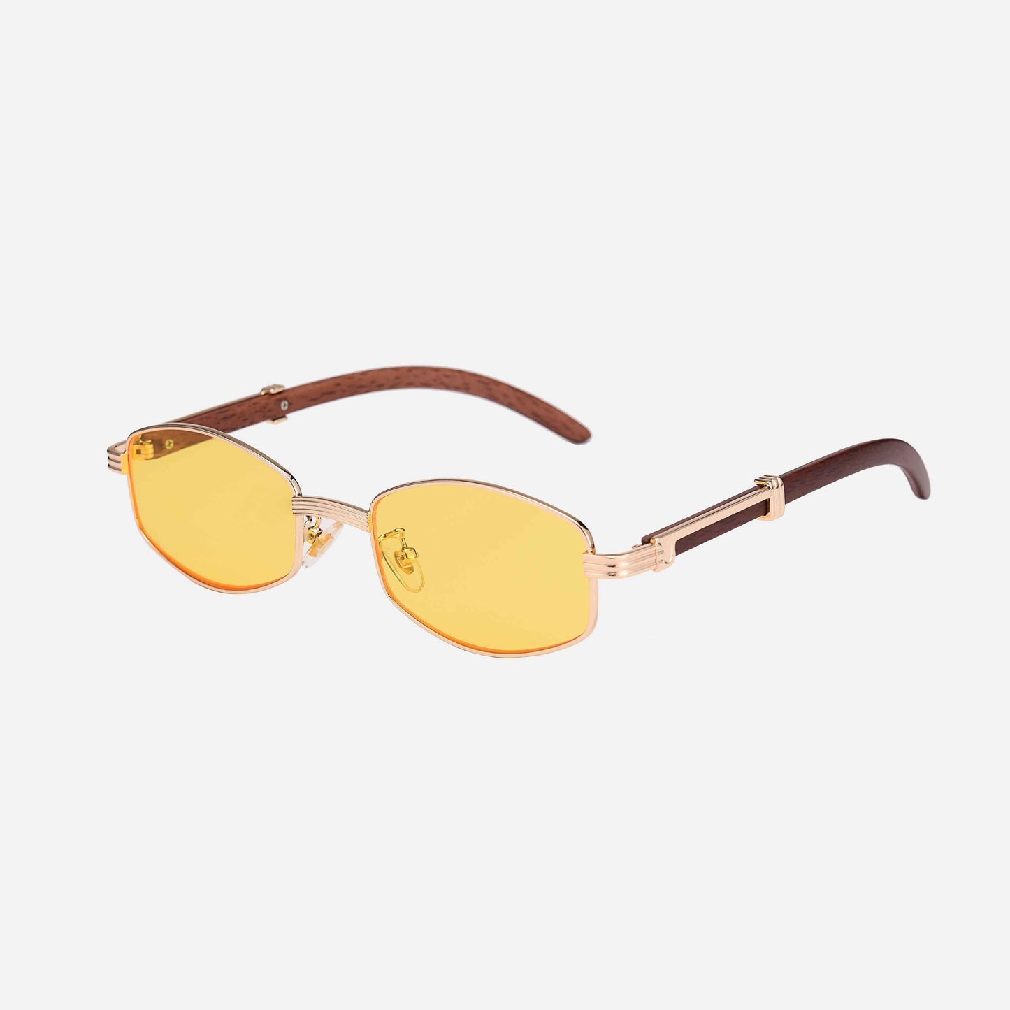 KREDO Sunglasses – UV400 | Wood & Gold Frame | ASCENDARY®