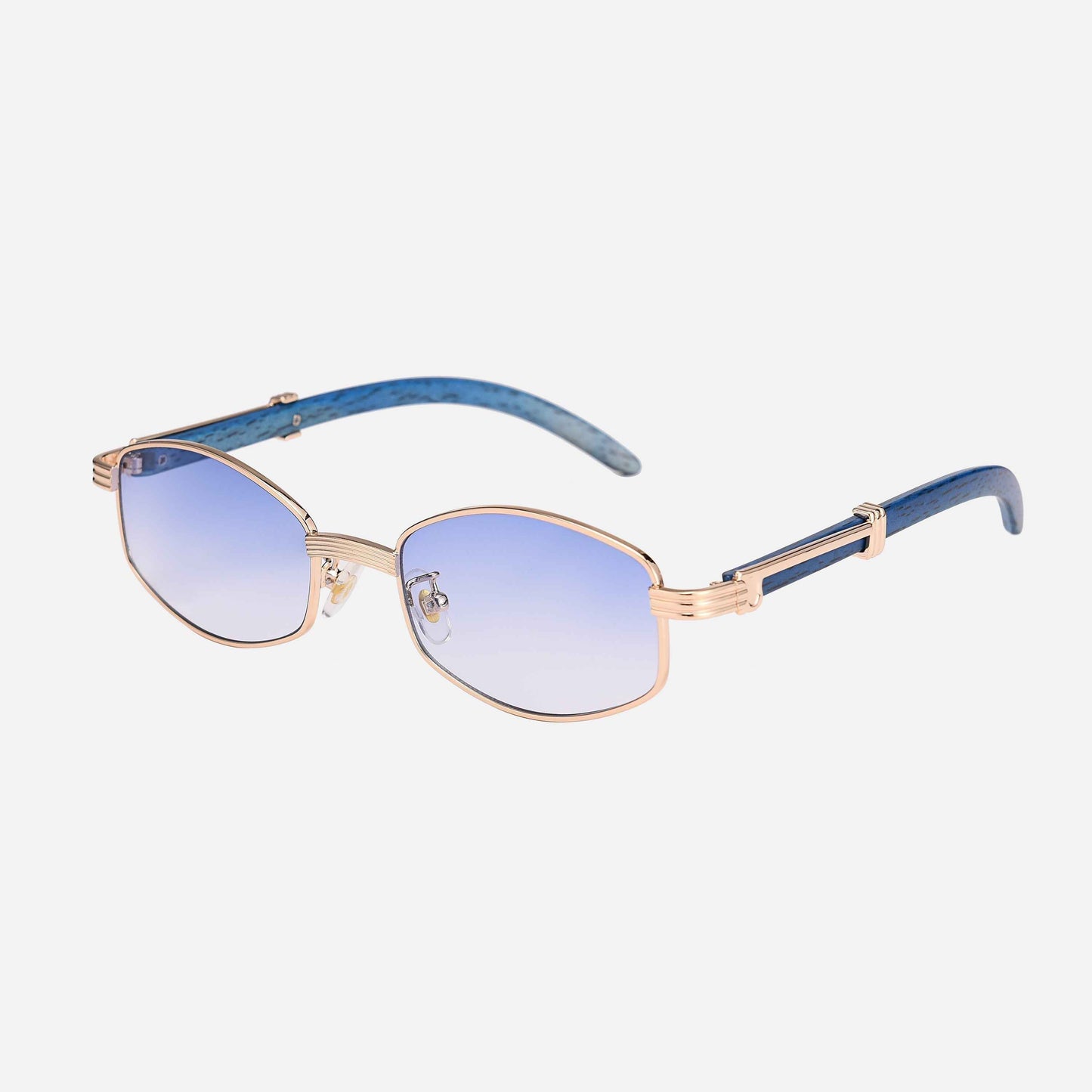KREDO Sunglasses – UV400 | Wood & Gold Frame | ASCENDARY®