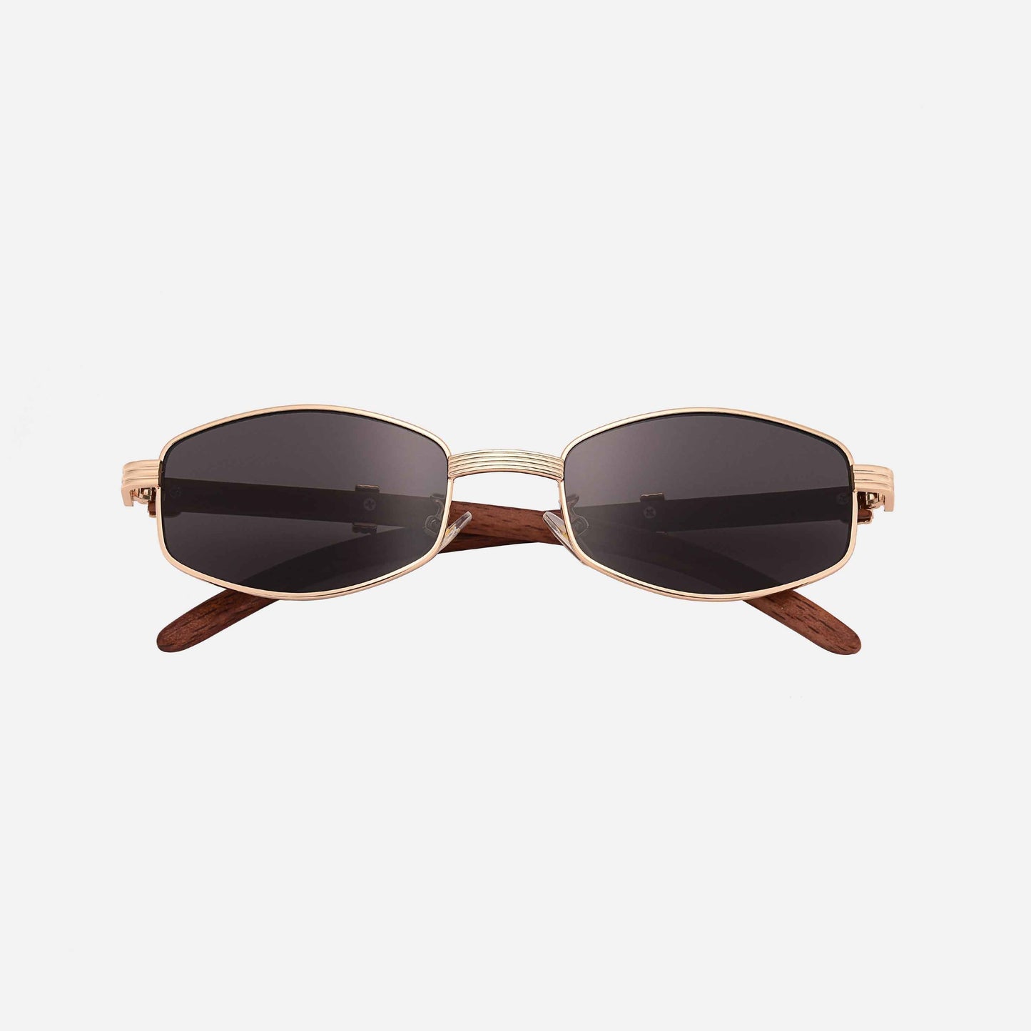 KREDO Sunglasses – UV400 | Wood & Gold Frame | ASCENDARY®