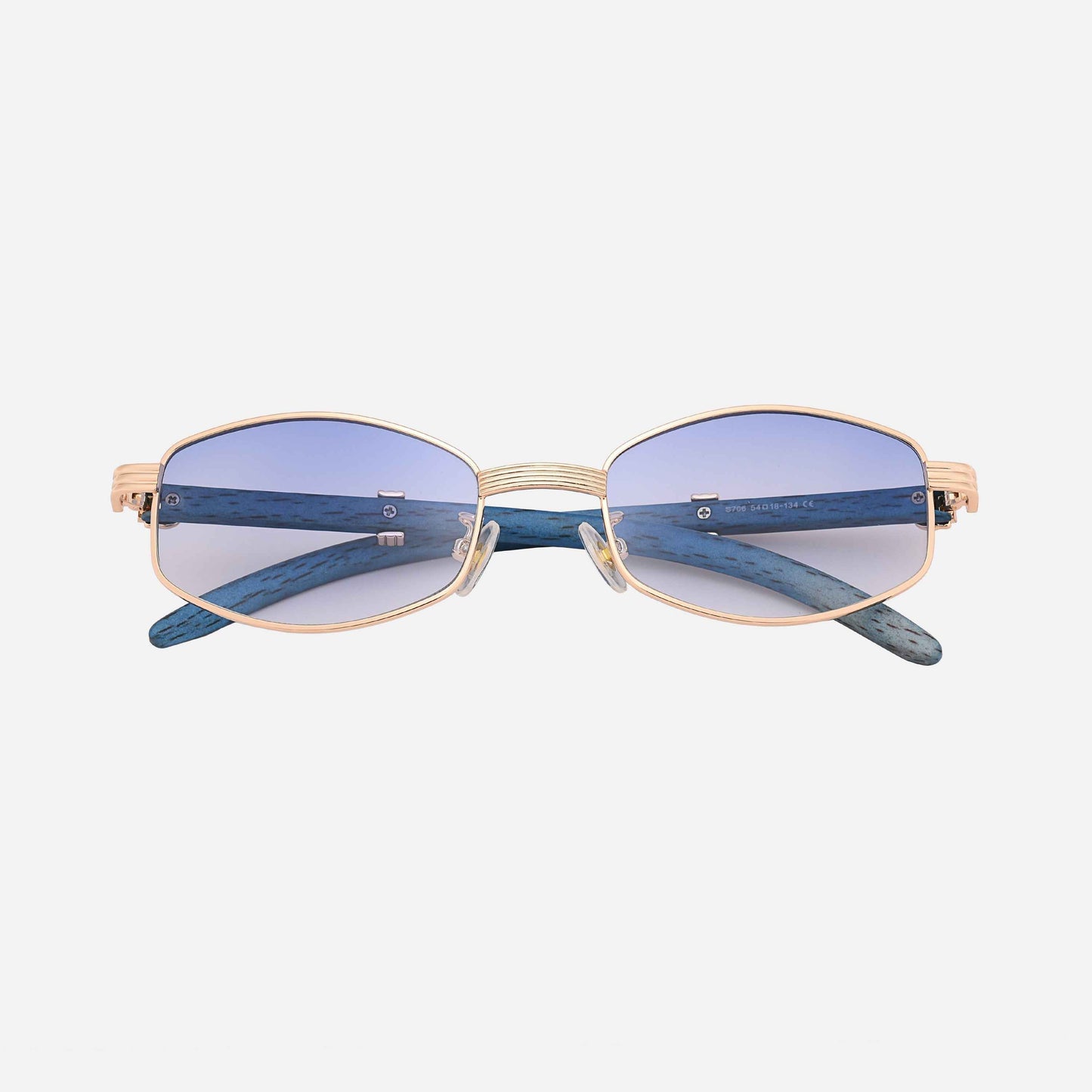 KREDO Sunglasses – UV400 | Wood & Gold Frame | ASCENDARY®