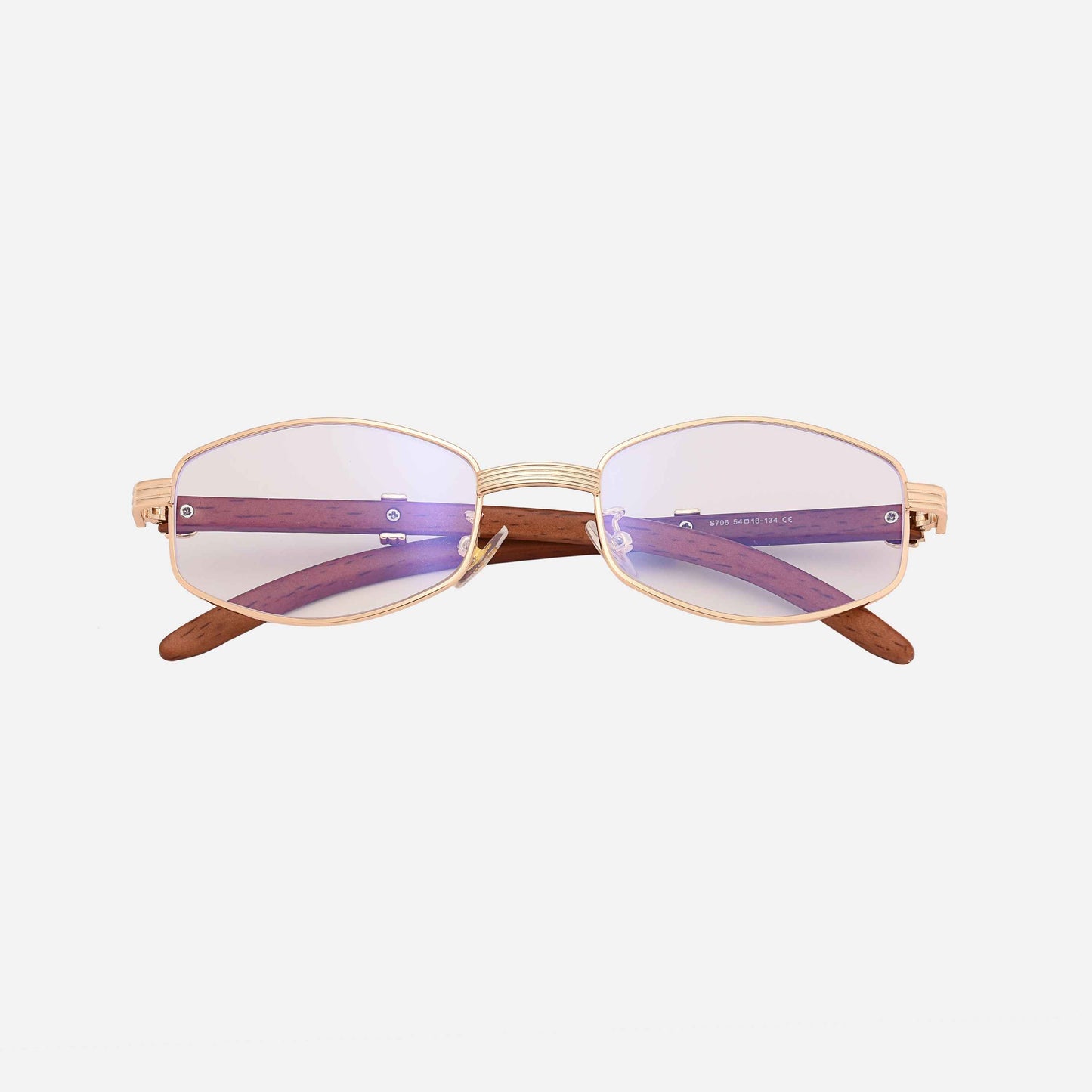 KREDO Sunglasses – UV400 | Wood & Gold Frame | ASCENDARY®