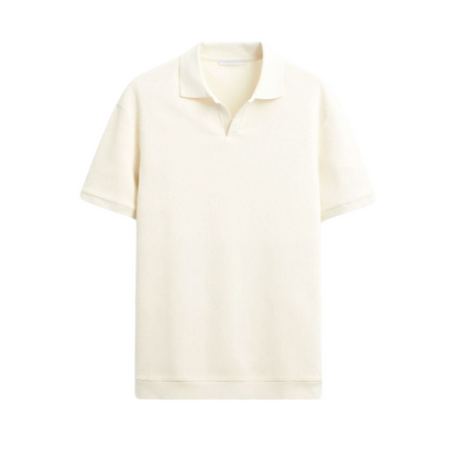 Woolen Structure Polo – Skin-Gentle Wool | Old Money Style | ASCENDARY®