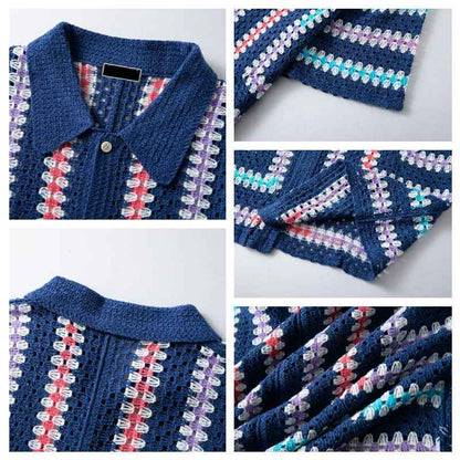 Zakynthos Knitted Button Shirt – ASCENDARY®