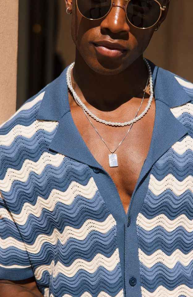 Mykonos Knitted Button Shirt – ASCENDARY®