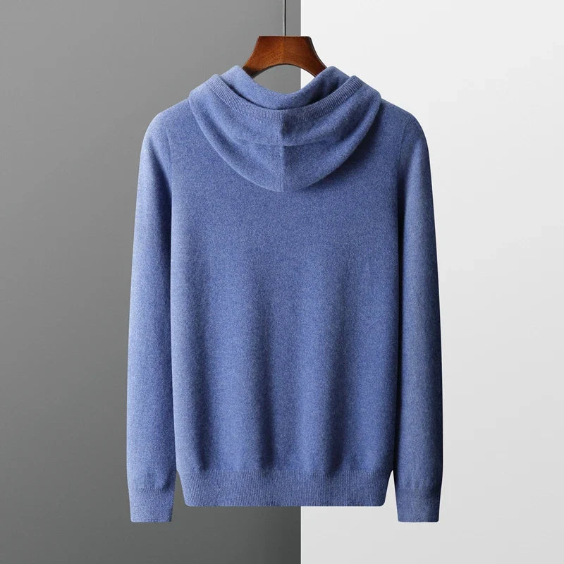 100% Cashmere Hooded Sweater – Ultra-Soft | ASCENDARY®