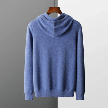 100% Cashmere Hooded Sweater – Ultra-Soft | ASCENDARY®