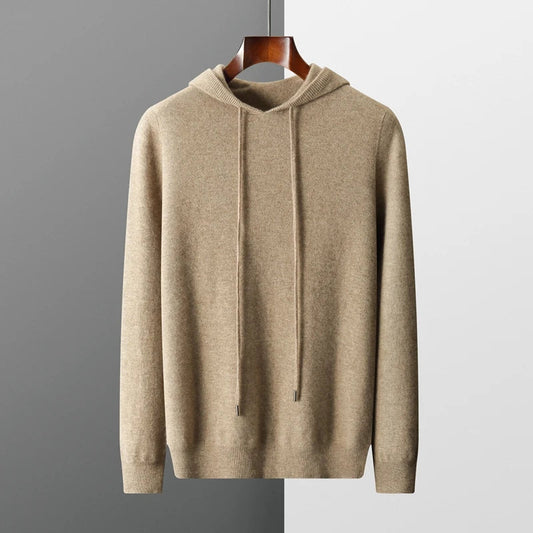 100% Cashmere Hooded Sweater – Ultra-Soft | ASCENDARY®