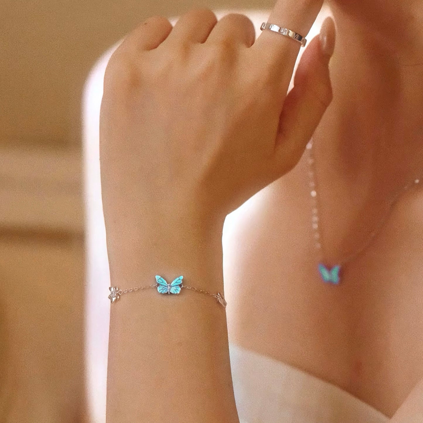Dreamlight Butterfly Earrings Necklace