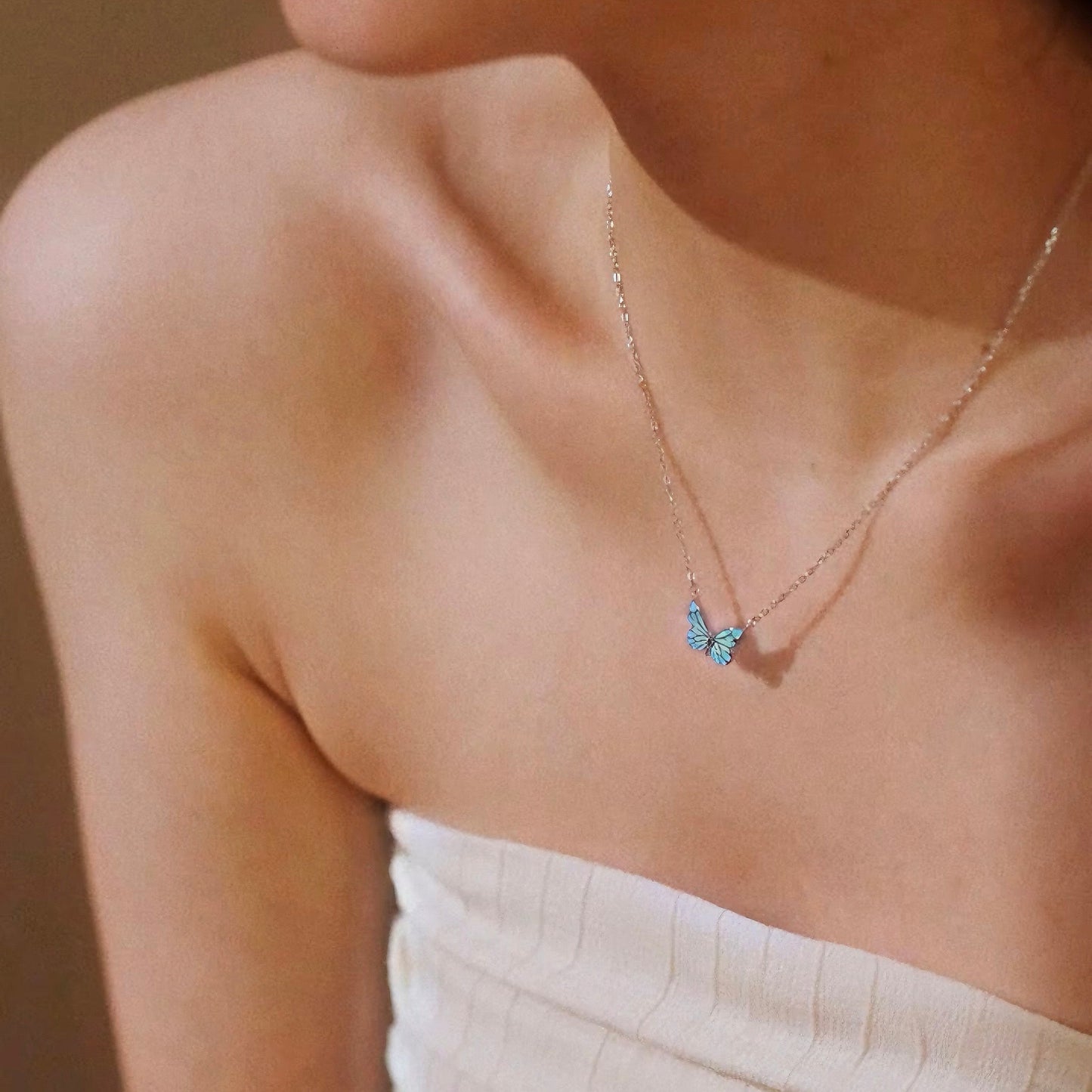 Dreamlight Butterfly Earrings Necklace