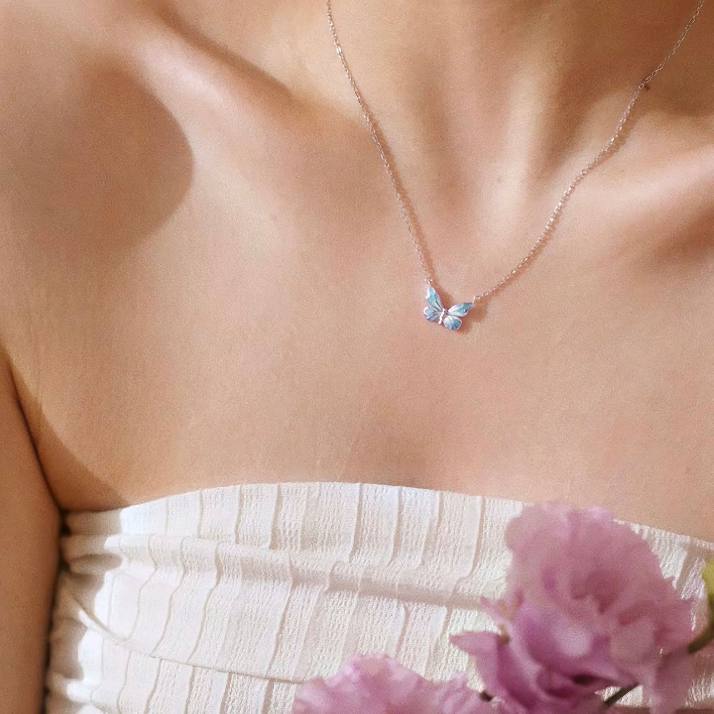 Dreamlight Butterfly Earrings Necklace