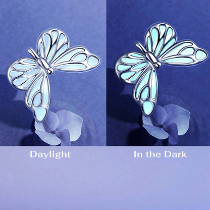 Midnight Butterfly Glow Earrings