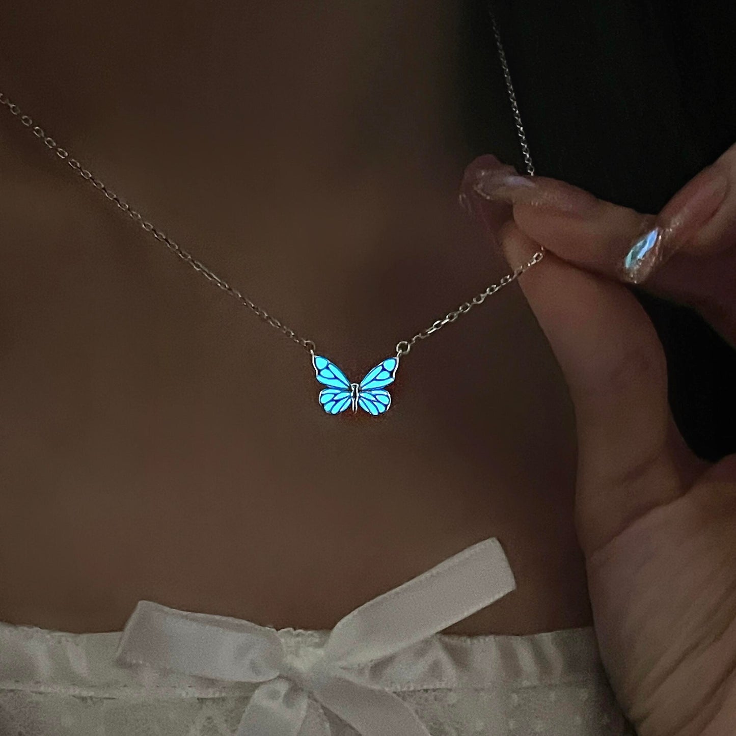 Dreamlight Butterfly Earrings Necklace