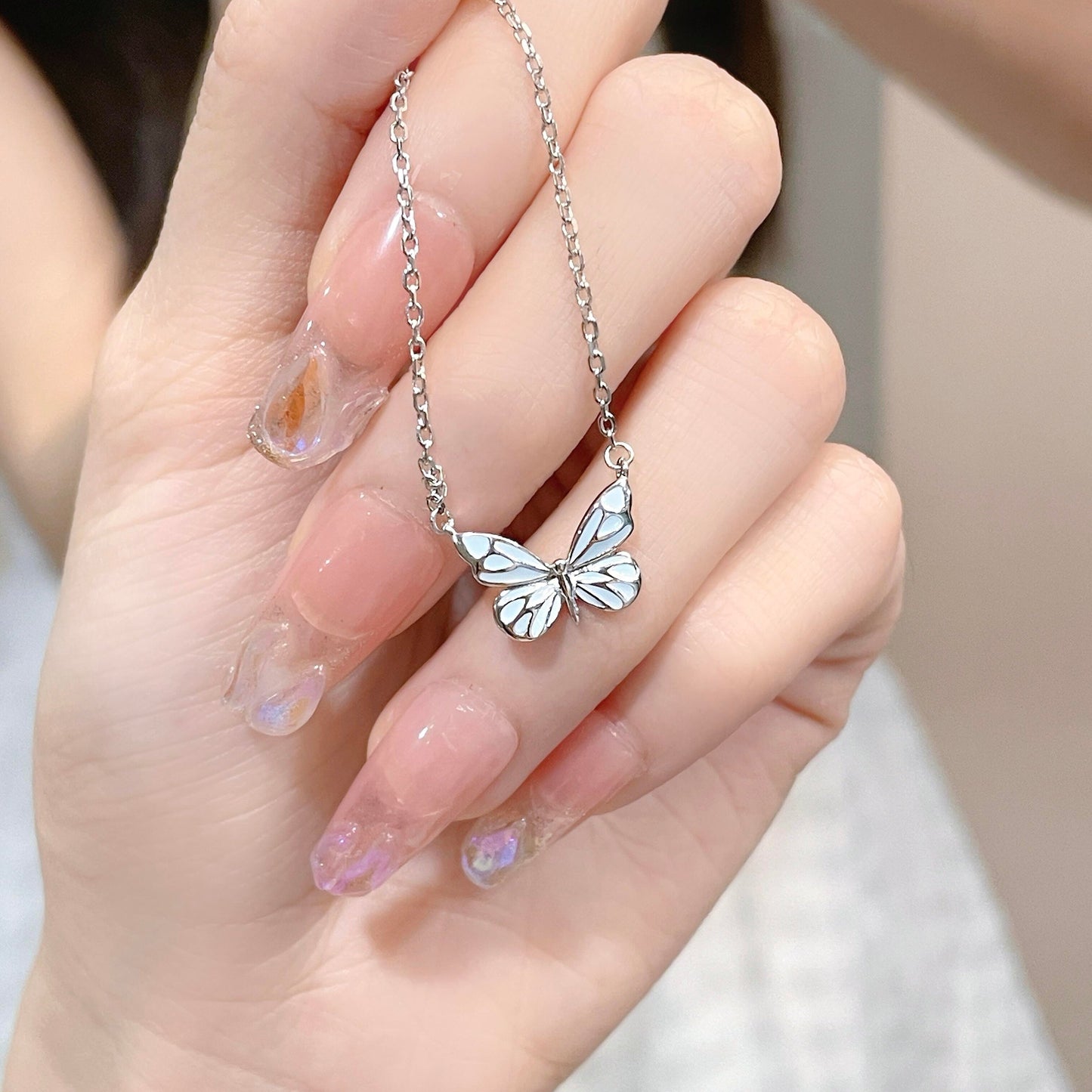 Dreamlight Butterfly Earrings Necklace