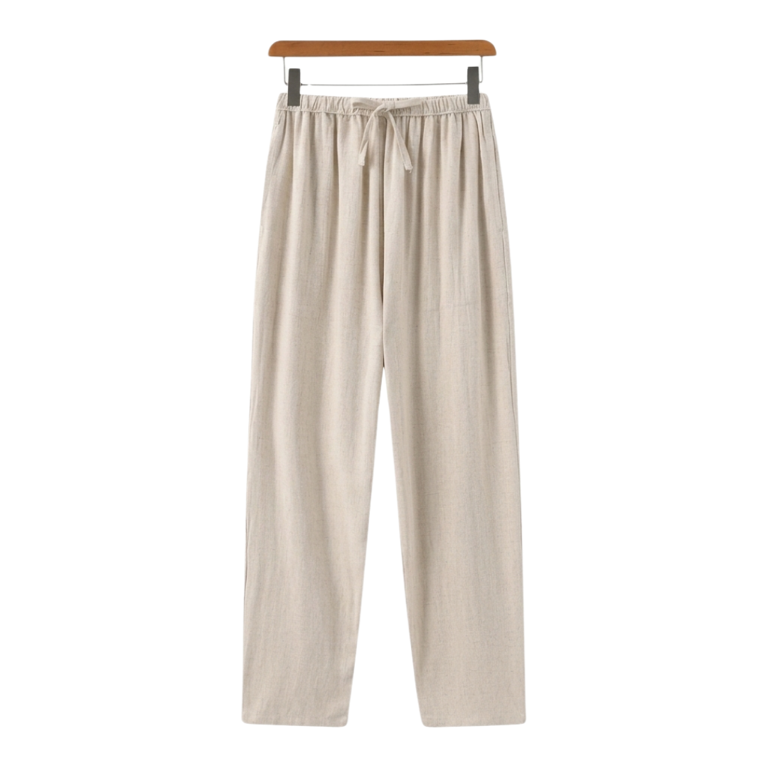 Fez Linen Pantalon – Oversized Fit | Skin-Gentle Linen | ASCENDARY®