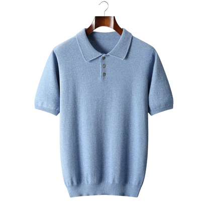 100% Cashmere Classic Polo Shirt – Skin-Soft | Hypoallergenic | ASCENDARY®