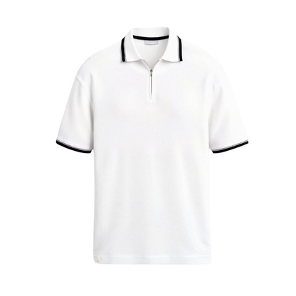 Knitted Quarter Zip Golf Polo – Skin-Soft | Premium Knit | ASCENDARY®