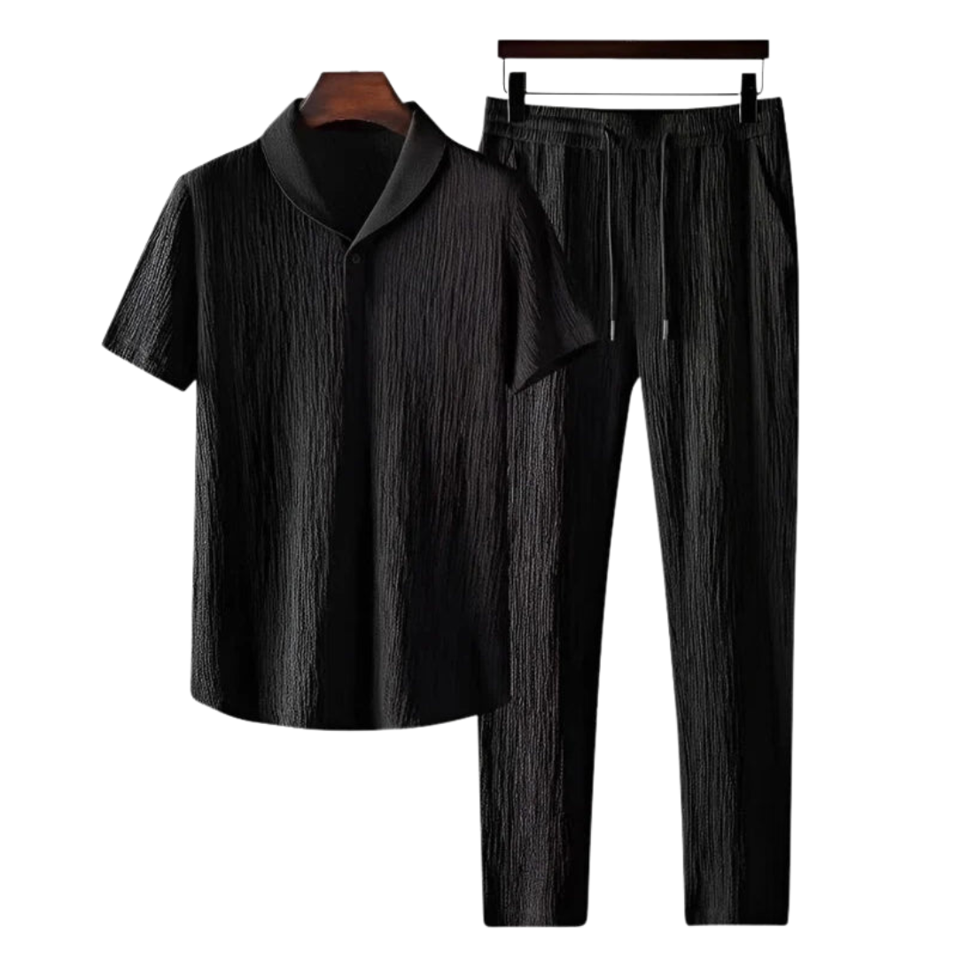 Cotton Polo & Pantalon Set – Skin-Soft | Breathable | ASCENDARY®