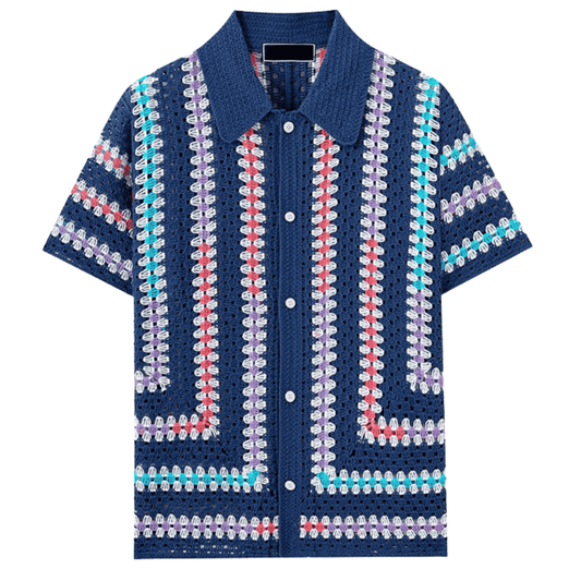 Zakynthos Knitted Button Shirt – ASCENDARY®