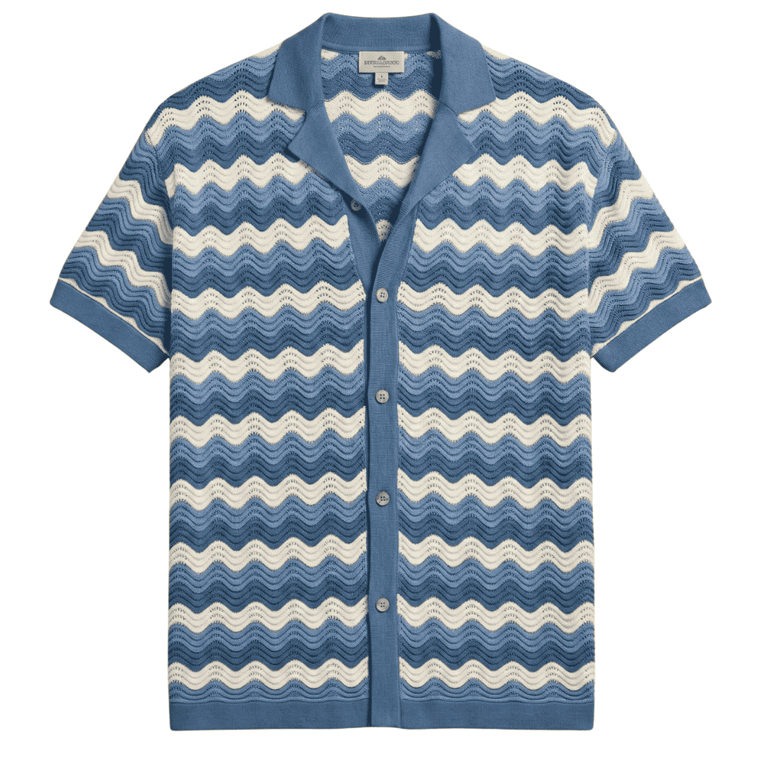 Mykonos Knitted Button Shirt – ASCENDARY®