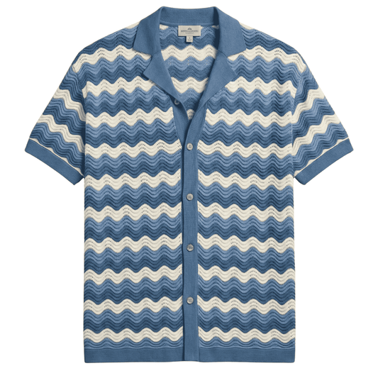 Mykonos Knitted Button Shirt – ASCENDARY®