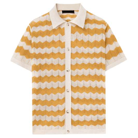 Capri Knitted Button Shirt – ASCENDARY®