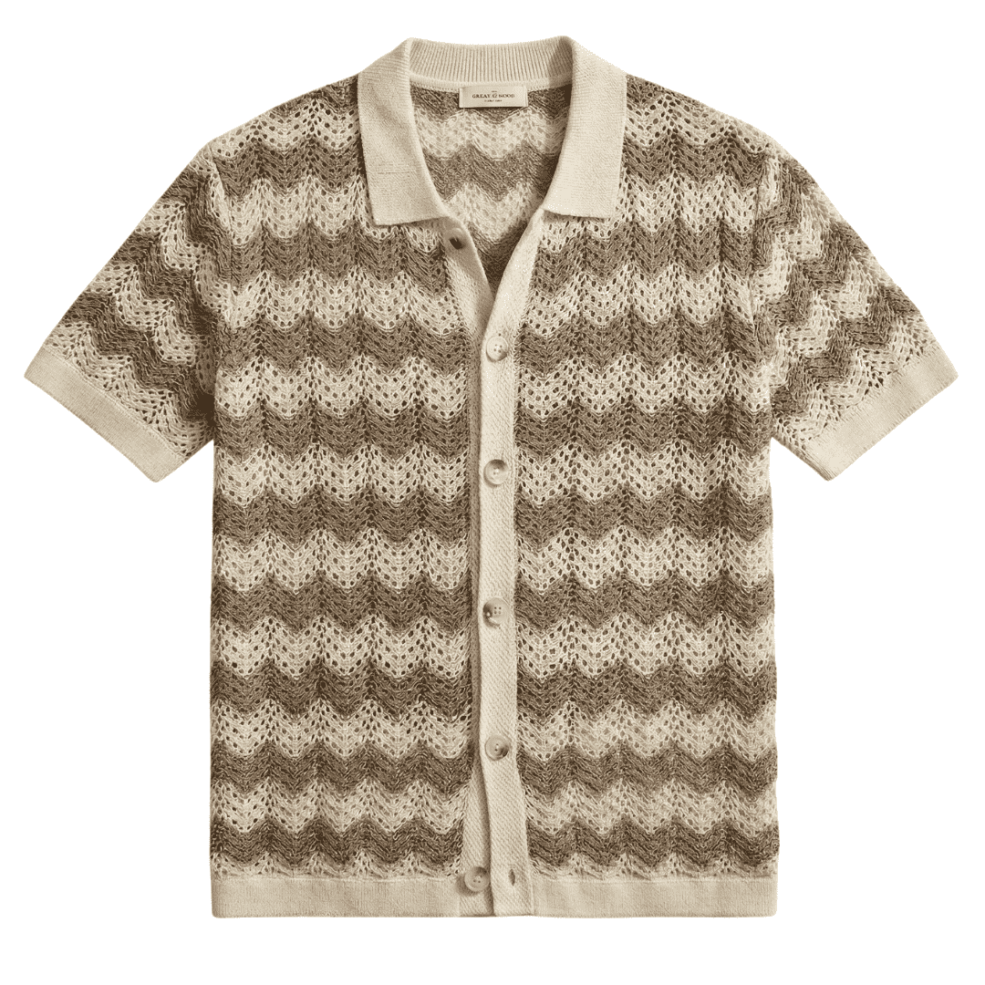 Capri Knitted Button Shirt – ASCENDARY®
