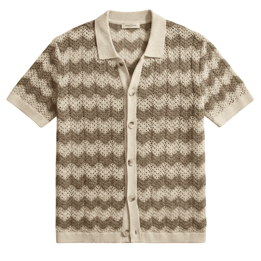 Capri Knitted Button Shirt – ASCENDARY®
