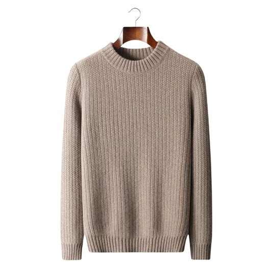 100% Cashmere Heavyweight Crewneck Sweater – ASCENDARY®