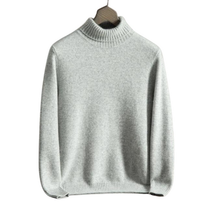 100% Cashmere Turtleneck Sweater – Hypoallergenic | ASCENDARY®