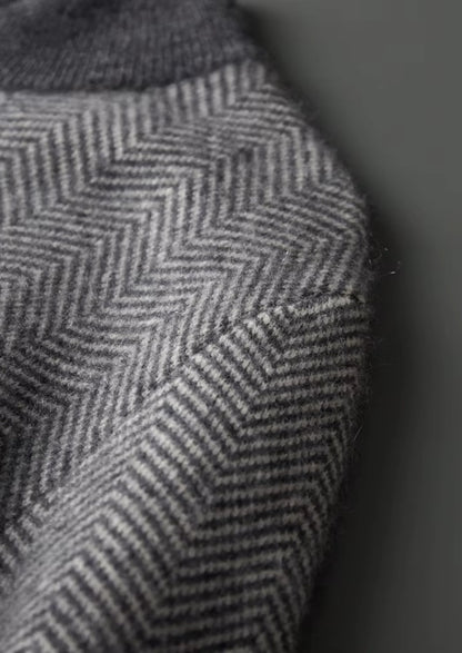 PURE EXTRA-FINE MERINO WOOL PATTERNED SET