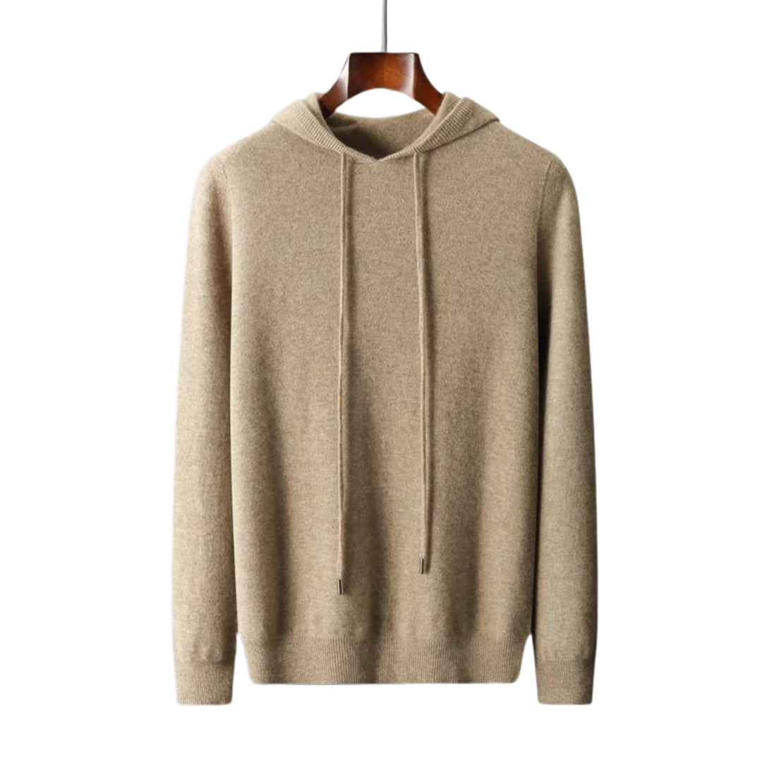 100% Cashmere Hooded Sweater – Ultra-Soft | ASCENDARY®