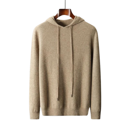 100% Cashmere Hooded Sweater – Ultra-Soft | ASCENDARY®