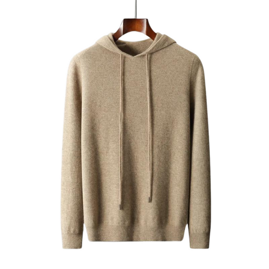 100% Cashmere Hooded Sweater – Ultra-Soft | ASCENDARY®