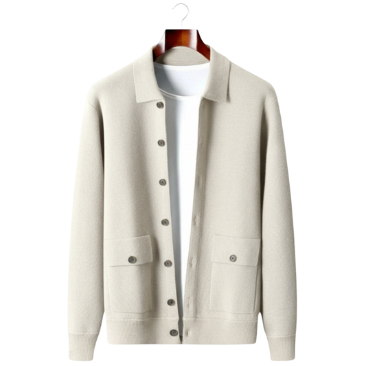 100% Cashmere Jacket – Luxury Knitwear | ASCENDARY®