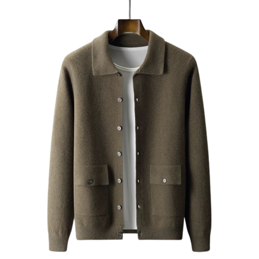 100% Cashmere Jacket – Luxury Knitwear | ASCENDARY®