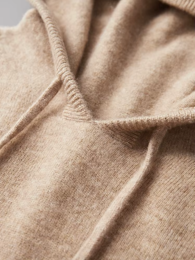 Men's Extra-Fine Merino Wool Leisure Hoodie – Relaxed Fit – ASCENDARY®