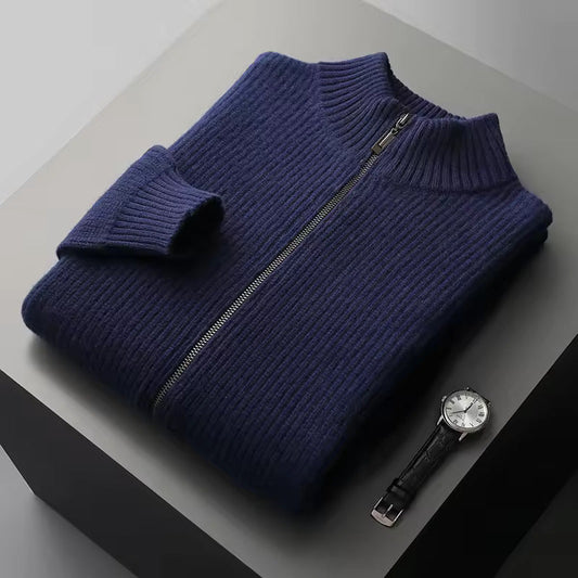 100% Cashmere Ribbed Vest – Hypoallergenic | Textured Luxury Layer | ASCENDARY®