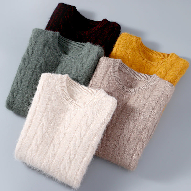 Cashmere Cable Knit Sweater – Luxury Knitwear | ASCENDARY®
