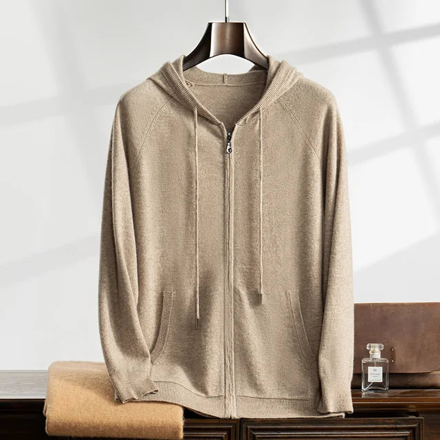100% Cashmere Hooded Gilet – Luxury Body Warmer | ASCENDARY®