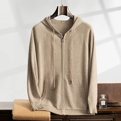 100% Cashmere Hooded Gilet – Luxury Body Warmer | ASCENDARY®