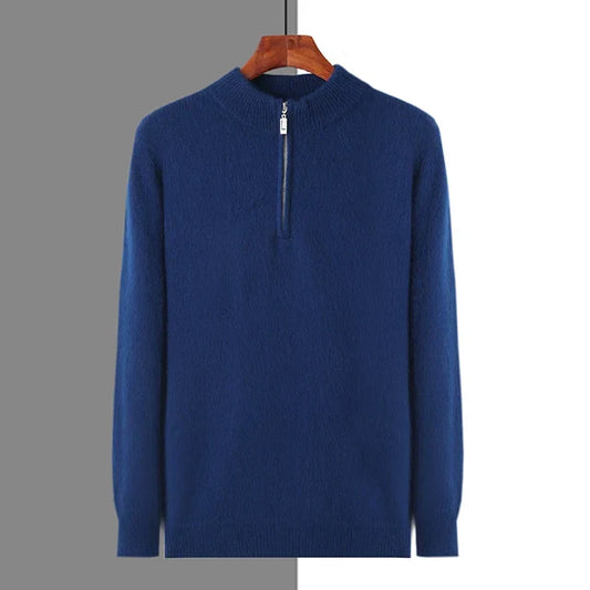 100% Cashmere Zip-Up Cardigan – ASCENDARY®