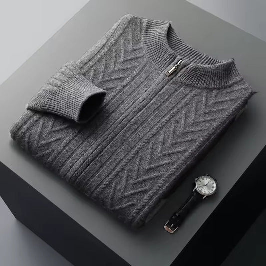 100% Cashmere Pattern Gilet – Luxury Body Warmer | ASCENDARY®