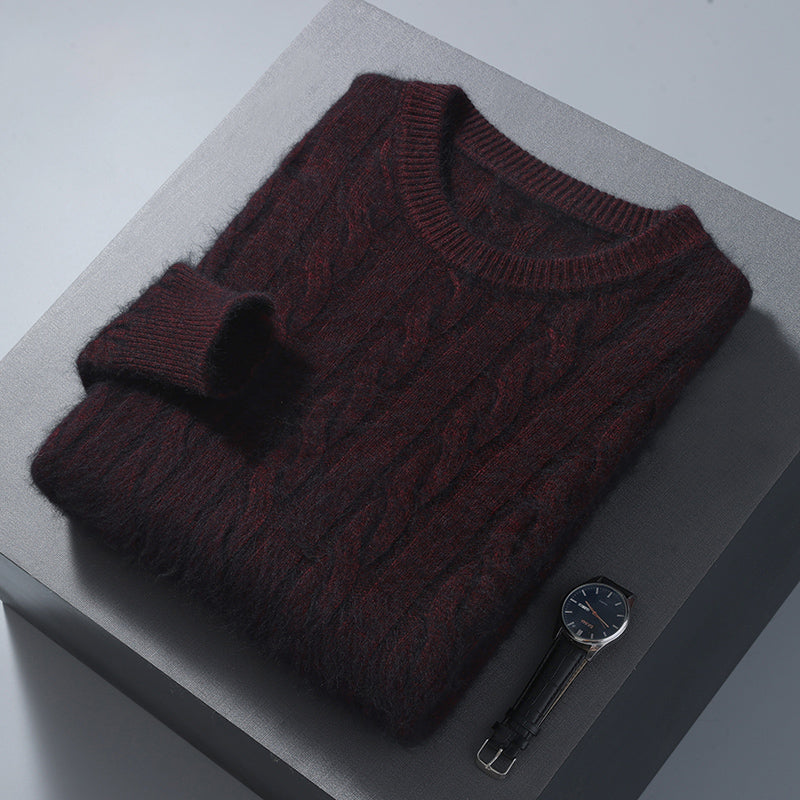 Cashmere Cable Knit Sweater – Luxury Knitwear | ASCENDARY®