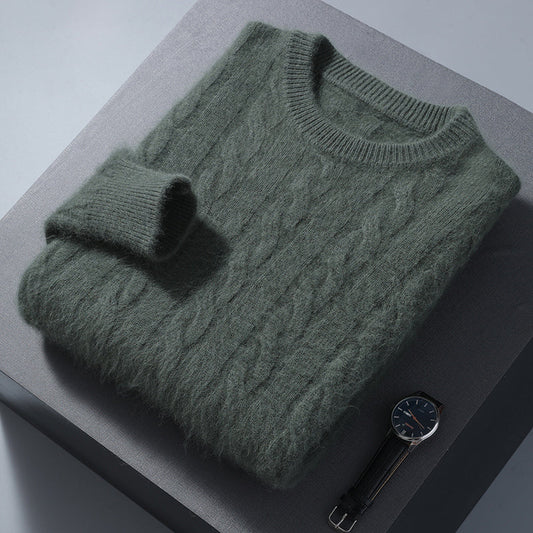 Cashmere Cable Knit Sweater – Luxury Knitwear | ASCENDARY®
