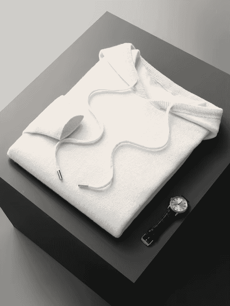 Men's Extra-Fine Merino Wool Leisure Hoodie – Relaxed Fit – ASCENDARY®