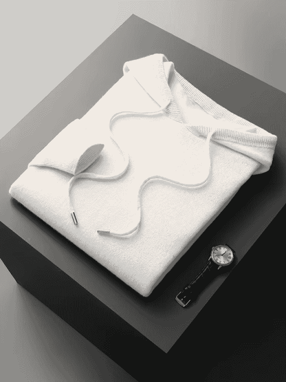 Men's Extra-Fine Merino Wool Leisure Hoodie – Relaxed Fit – ASCENDARY®