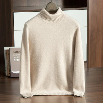 100% Cashmere Turtleneck Sweater – Hypoallergenic | ASCENDARY®